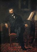 Thomas Eakins Dr. Brinton oil